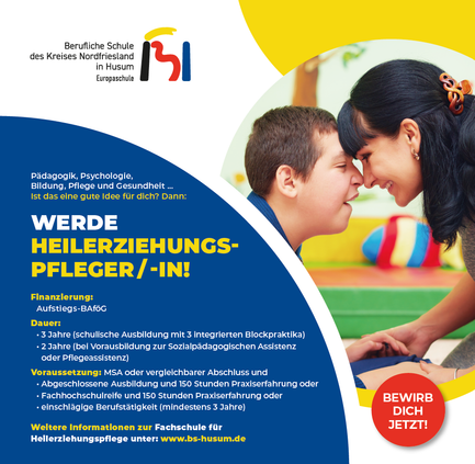 Einladung zur Heilerziehungspfleger/in Veranstaltung 